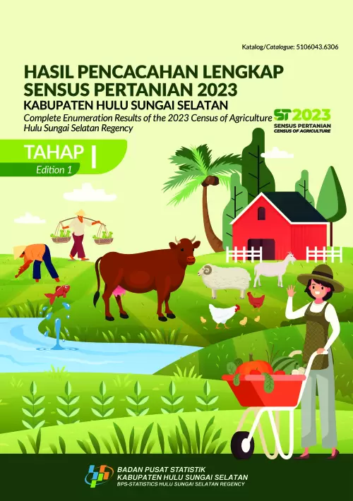 Hasil Pencacahan Lengkap Sensus Pertanian 2023 - Tahap I Kabupaten Hulu Sungai Selatan